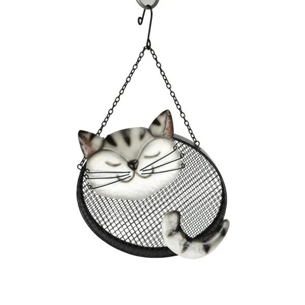 Black & White Cat Mesh Feeder - image 2
