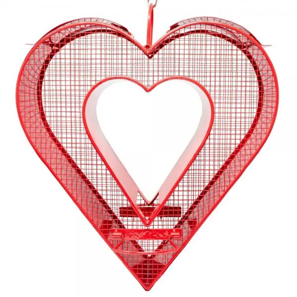 Red Heart Mesh Fly Thru Feeder (BE171)