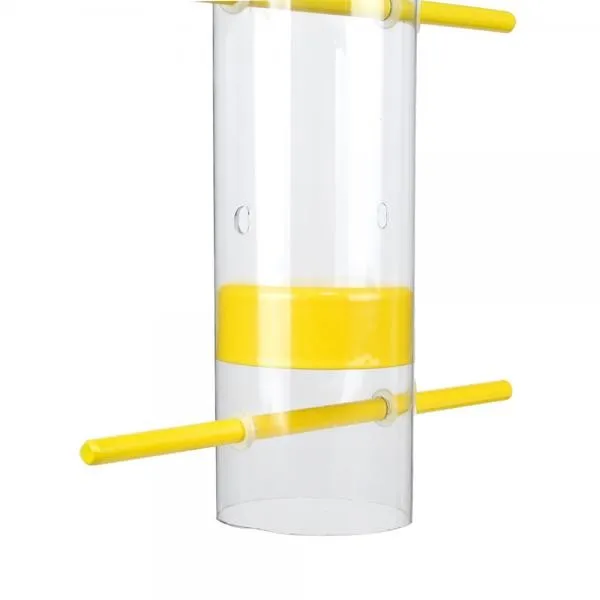 Yellow Single Tube Finch Feeder - image 2