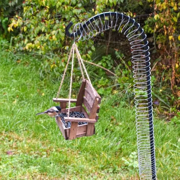 Brown Hanging Porch Swing Feeder - image 2